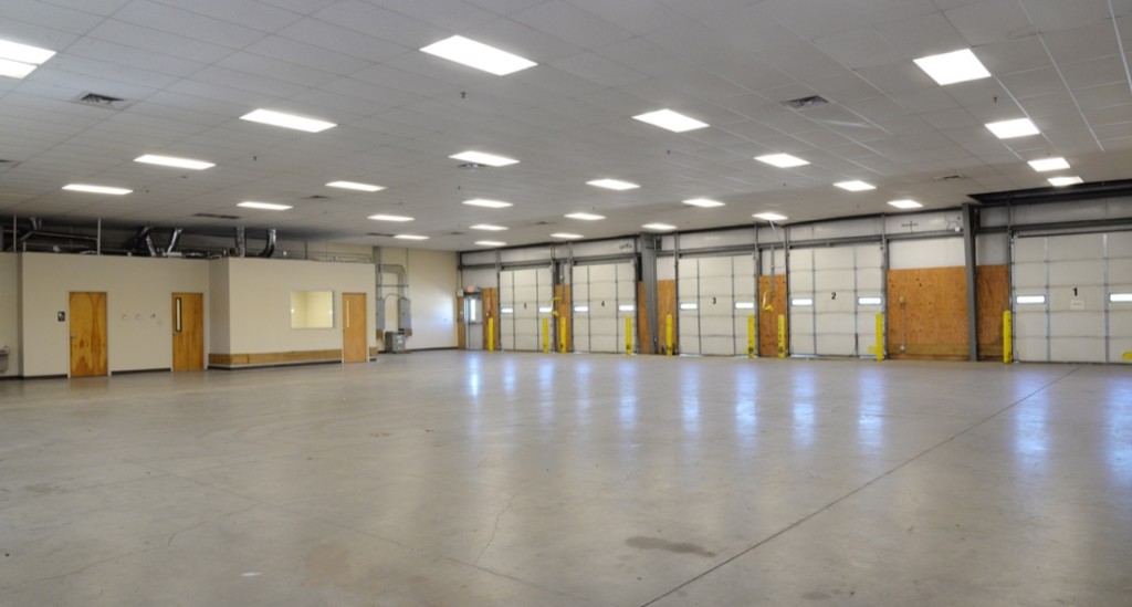 interior shot of JAN cargo facility