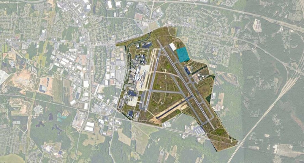 google map of Richmond development parcel