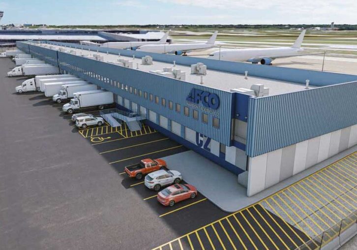 rendering of PHL cargo facility south aerial landside
